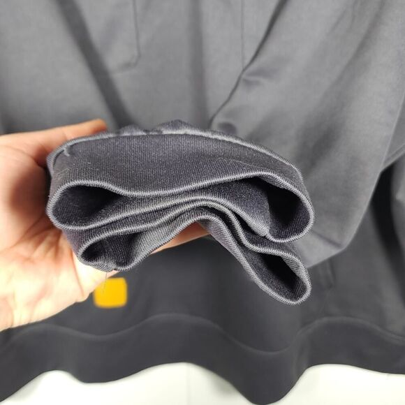 Carhartt Men's XL Regular Fit Gray Softshell Quarter Zip Hoodie Sweater - Picture 8 of 13